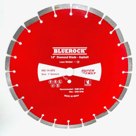 BLUEROCK MG-14-AFS 14” Diamond Blade Asphalt Flat Floor Saw 1" Bore