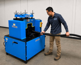 BLUEROCK® WS700 Extra Large Industrial Wire Stripping Machine – 7" Cable Capacity