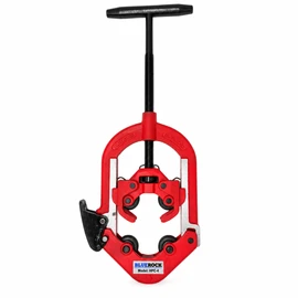 BLUEROCK HPC-4 2”–4” Heavy-Duty 4-Wheel Hinged Pipe Cutter – Cast Iron, Ductile Iron & Steel