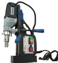 BLUEROCK Black BRM-35A-B Magnetic Drill Press - Typhoon Mag Drill