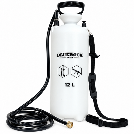 BLUEROCK 12L Portable Water Supply Reservoir for Wet Bit Concrete Core Drilling