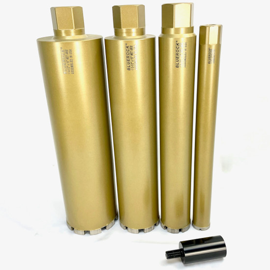 Ultra Premium 1.5" - 4.5" Diamond WET Coring Bit Set For Concrete Core Drill