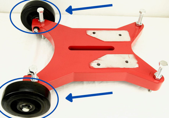BLUEROCK 12Z1 LRBTS Replacement Wheels (Stand Base and Bolts Not Included)