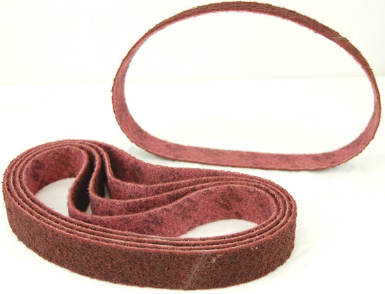 40B MEDIUM Pack of 5 Nylon Non-Woven Sanding Belts Made with 3M® Scotch-Brit® Abrasive Material