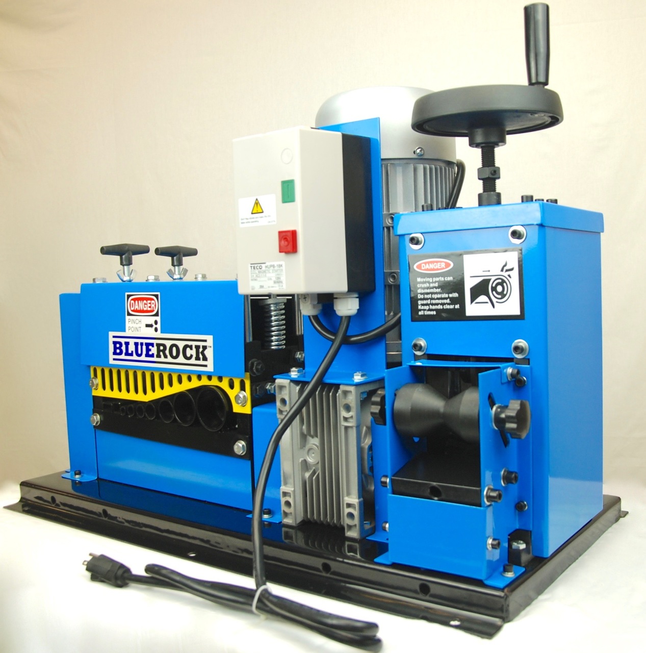 BLUEROCK Model WS260 Motorized Copper Wire Stripping Machine BLUEROCK