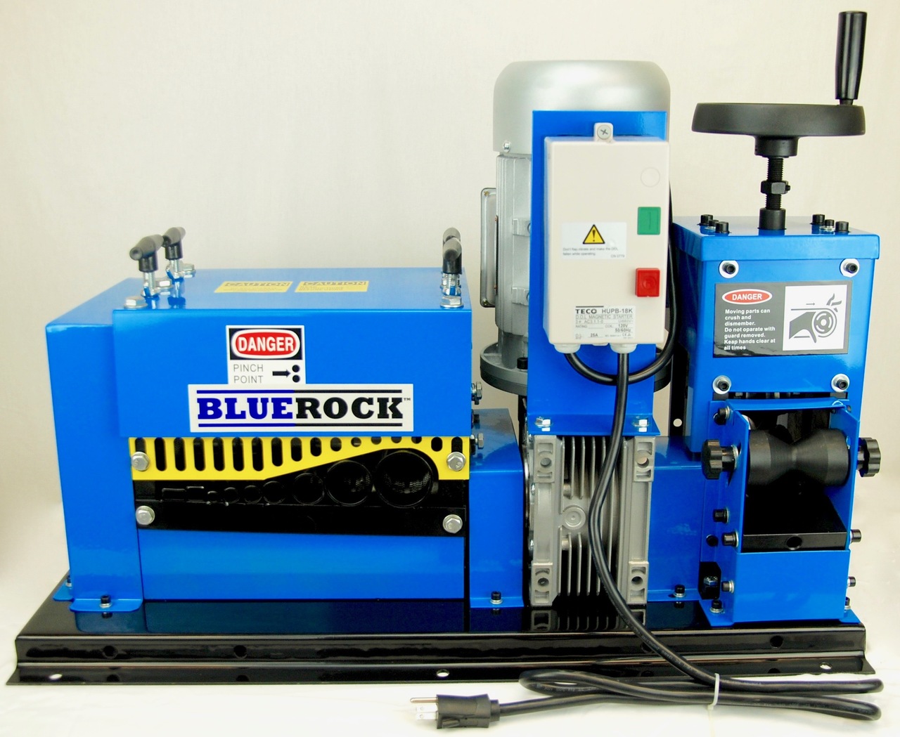 BLUEROCK Model WS260 Motorized Copper Wire Stripping Machine BLUEROCK