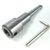 MT2 Morse Taper 2 Adapter for Drill - Use 3/4" Weldon Shank Annular Cutter Broach With Drill Press