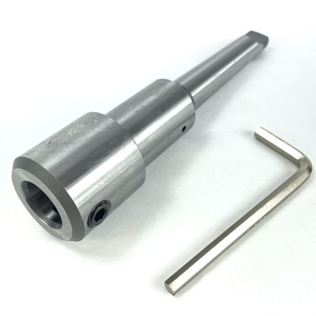 Heavy Duty MT2 Drill Chuck Adapter – Morse Taper 2MT Shank To 1/2-20 Threaded