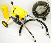 BLUEROCK SDS200 2" - 8" Sectional Pipe Drain Cleaning Machine 1.5HP  60' Snake Cleaner 1-1/4" Cable & Cutters Kit