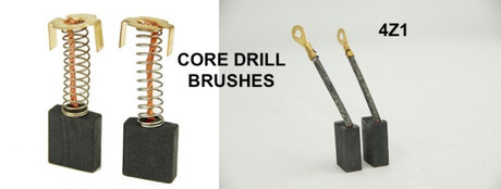 BLUEROCK Z1 Pair of 2 Replacement Brushes (All Model Core Drill