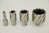 ALL SIZES BLUEROCK Individual Annular Cutter 7/16"x1" to 2-3/8"x1" High Speed Steel Bit 3/4" Weldon Shank