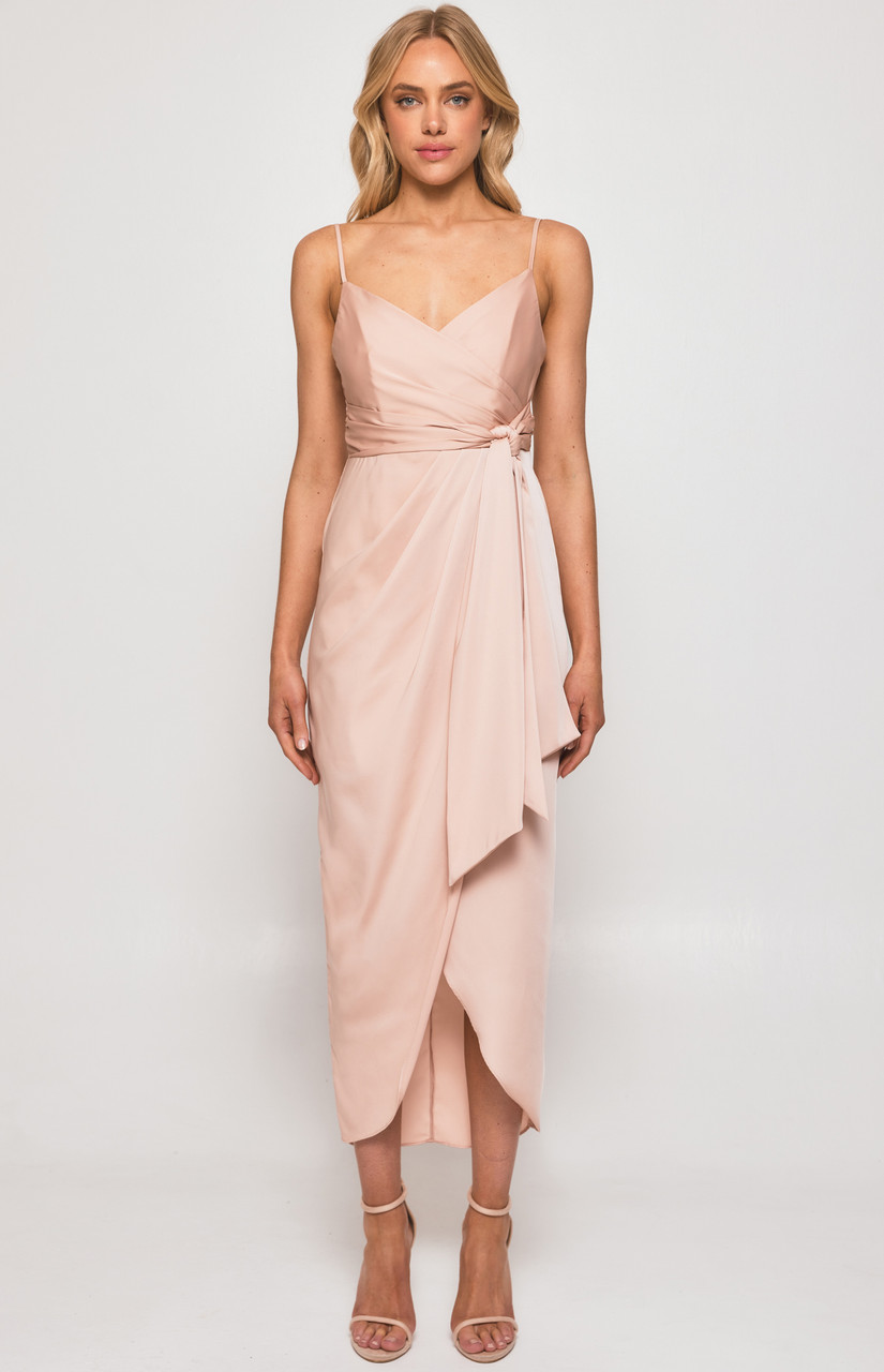 white christmas dresses Lucinda Twist Back Midi Dress Butter– Selfie Leslie main image 0