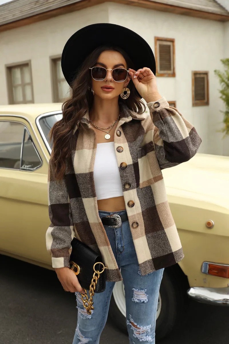 Elanor Shacket - Beige