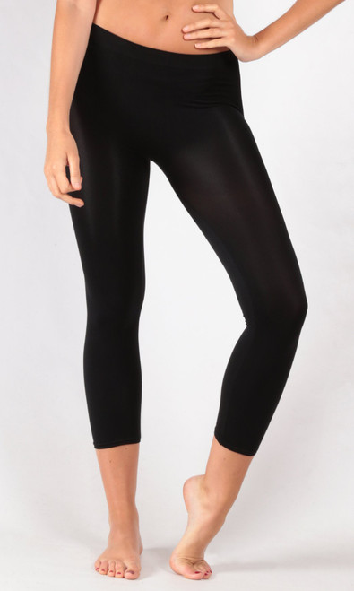 Black  3/4 Leggings