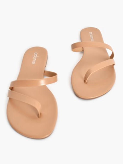 Ibiza Strappy Slide in Camel - Suburban Closet