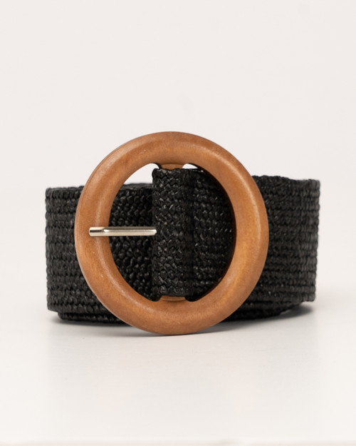 This belt would make the perfect addition to any wardrobe. It would look amazing when worn with a flowy dress or skirt.

It features:

Braided design
Wooden Buckle
Elasticised
Colour: Black

Size: One Size Fits All 

Measurements: Length - 92cm; Width - 5cm