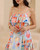 Aloha Maxi Dress featuring colourful tropical floral print, ruffle details and flowing maxi skirt