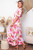With it's stunning, bright and vibrant colours, you are sure to fall in love with our Laylah Maxi Dress. Soft and so easy to wear; this will become your go-to dress this summer. Pair with our gorgeous Grecian Goddess Sandals and our Seaside Straw Bag and you're good to go!

This dress features:

V-neckline
Button up front - perfect for breastfeeding
2 side pockets
Elasticised waist with tie
Short flutter sleeves
Tiered design
Frilled hemline
Maxi length
Colour: Yellow with Hot Pink Tropical Print

Fabric: 100% Rayon

Size Guide: True to size - order your standard size. This dress is cut oversize to allow for shrinkage. It will shrink by 5-10% after first wash. It will then fall into the appropriate size range.