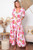 With it's stunning, bright and vibrant colours, you are sure to fall in love with our Laylah Maxi Dress. Soft and so easy to wear; this will become your go-to dress this summer. Pair with our gorgeous Grecian Goddess Sandals and our Seaside Straw Bag and you're good to go!

This dress features:

V-neckline
Button up front - perfect for breastfeeding
2 side pockets
Elasticised waist with tie
Short flutter sleeves
Tiered design
Frilled hemline
Maxi length
Colour: Yellow with Hot Pink Tropical Print

Fabric: 100% Rayon

Size Guide: True to size - order your standard size. This dress is cut oversize to allow for shrinkage. It will shrink by 5-10% after first wash. It will then fall into the appropriate size range.
