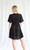 Whether you're going on out to dinner or just a stroll by the beach, our Deborah Dress is sure to impress! She's an easy, throw on and go style in a lightweight fabric that can be easily dressed up or down. Pair with our Tied in Knots Slides for a casual day look or strappy heels for a dinner date.

This dress features:

V-neckline
Button up front
Butterfly sleeves
Textured fabrication
Front panel detail
Shirred waist at the back
Tiered skirt with frilled hemline
Not lined
Colour: Black

Fabric: 100% Rayon

Size Guide: True to size