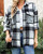 Our Tegan Shacket is a great choice this autumn/winter season! Shackets are perfect for the transitional weather between seasons, and the colour scheme and check pattern of this particular shacket give it a classic and versatile look.

Pair with a simple white or black t-shirt and some skinny jeans, or layer it over a lightweight knit with some ankle boots. You could also experiment with different accessories like a scarf, statement necklace, or hat to change up the look.

This shacket features:

Collar
Functional button front
Functional front patch pockets
Functional button on cuffs
Unlined
Colour: Black with White and Grey Check

Fabric: 65% Cotton, 35% Polyester

Size Guide: True to size