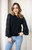 You will fall in love with our super soft and comfy Chantelle Knit. This knit is perfect to transition from day to night and the chiffon detail on the sleeves give this lightweight, comfy knit a super chic vibe! Pair with our Wet Look Skinny Jeans or your fave denim and some boots and you're ready for a night out!

This knit features:

Round ribbed neck
Long chiffon balloon sleeves with billowing detail with fitted cuffs
Straight ribbed hem
Super soft feel
Colour: Black

Fabric: Cotton/Polyester Blend

Size Guide: S/M will fit sizes 6-10 and L/XL will fit sizes 12-14.