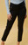 Our Rita Ponte Pants are a stylish and versatile option this winter! The faux leather trim and gold zipper detail adds a trendy touch to these pants, making them a great choice for adding some edge to your winter outfits. Pair these pants with a cosy knit like our Nina Knit and coat. Complete the look with ankle boots and a chunky gold chain.

These pants feature:

Non functional front and back pockets
Mid rise
Zip and metal clip fastening
Slim fit
Tapered at ankle
Colour: Black

Fabric: 55% Cotton, 42% Nylon, 3% Elastane

Size Guide: True to size. Model is 173cm tall and wears a size 8