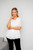 So chic, yet so sweet, our Tillie Chiffon Top is going to be your new fave this summer. This cotton blend beauty features a flowy design and flutter sleeves. Dress up with a pair of our Wet Look Skinny Jeans or wear it casually with your fave denim. 

This top features:

V-neckline
Flutter sleeves
Textured chiffon fabric
Curved hemline
Longer length at the back
Lined
Relaxed fit
Colour: White

Fabric: 85% Cotton, 15% Polyester

Size Guide: True to size. Order your usual size.