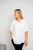 So chic, yet so sweet, our Tillie Chiffon Top is going to be your new fave this summer. This cotton blend beauty features a flowy design and flutter sleeves. Dress up with a pair of our Wet Look Skinny Jeans or wear it casually with your fave denim. 

This top features:

V-neckline
Flutter sleeves
Textured chiffon fabric
Curved hemline
Longer length at the back
Lined
Relaxed fit
Colour: White

Fabric: 85% Cotton, 15% Polyester

Size Guide: True to size. Order your usual size.