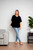 Tillie Chiffon Top in Black

So chic, yet so sweet, our Tillie Chiffon Top is going to be your new fave this summer. This cotton blend beauty features a flowy design and flutter sleeves. Dress up with a pair of our Wet Look Skinny Jeans or wear it casually with your fave denim. 

This top features:

V-neckline
Flutter sleeves
Textured chiffon fabric
Curved hemline
Longer length at the back
Lined
Relaxed fit
Colour: Black

Fabric: 85% Cotton, 15% Polyester

Size Guide: True to size. Order your usual size as this top is meant to be flowy and relaxed.