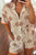Whether on sunny vacation or just relaxing at home, you will be so comfy and cool in our Shelly Shorts Set. This set features cute orange contrast rick rack trim and the shorts feature in seam pockets. This set looks great on its own or with a cute crop top underneath. Pair with our Ibiza Strappy Slides in camel and Kayla Ribbon Fedora in tan to complete your chilled vacay look.

This set features:

Button up shirt
Short sleeves
Elastic waist shorts with drawstring
Shorts have in seam pockets
Shorts are fully lined
Relaxed style
Orange rick rack trim on hemline of sleeves and shorts
Cotton Blend
Colour: White with Sand Print and Orange Rick Rack Trim

Fabric: 50% Cotton; 50% Polyester; Lining: 100% Cotton

Size Guide: True to size. Model is wearing a size S and is usually a size S.