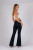 Our super trendy Merrin Flared Mid Rise Jeans will become your new favourite jeans. These jeans feature a flared style which are trending right now! Pair them with a warm, cosy knit and your favourite boots for a fun weekend look.

These jeans feature:

Mid rise waist
Traditional button and fly
Belt loops
Flared leg
5 functional pockets
Contrast gold stitching
Full length
Colour: Dark Blue Denim

Fabric: 93% Cotton, 5% Polyester, 2% Spandex

Size Guide: True to size. Order your usual size.