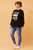 Our cotton blend Pamela Heart Print Jumper is perfect to throw on and go! The leopard print with heart design stand out on the bold black background and is so super cute! Pair with leggings or denim and white sneakers or a chic look whilst running errands or attending outdoor sports events.

This sweater features:

Crew neckline
Long sleeves with cuffs
Functional side pockets
Dropped shoulders
Ribbed hemline
Heart graphic print with foil detail
Relaxed fit
Colour: Black

Fabric: 80% Cotton, 20% Elastane

Size Guide: True to size.