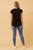 Rock it in our dazzling, blingy, handbeaded Coco Studded Graphic Tee, which is the perfect everyday basic. This tee can be left out or tucked in can be easily paired with a skirt, shorts or jeans.

This tee features:

Crew neckline
Cap sleeves
COCO PARIS graphic print with gold embellishments
Curved hi-lo hem
Side splits
Regular fit
Colour: Black with Gold Embellishments

Fabric: 95% Cotton; 5% Elastane

Size: True to size. Model is wearing a size 8 and is 171cm tall.