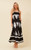 Get ready to WOW in our Cyprus Maxi Dress! This show stopping dress features a striking, geometric graphic print, side pockets and thick adjustable straps for the perfect combination of style, practicality and comfort. Dress up with nude heels for date night or sandals for a casual weekend at the markets.

This dress features:

Square neckline 
Shirred bodice at the back for stretch and comfort
Functional side pockets
Thick, adjustable straps
Invisible zip at centre back
Flowy skirt
Ruffled hemline
Silky feel
Fully lined
Midi length
Colour: Black with White Geometric Print

Fabric: 85% Viscose, 15% Nylon. Lining: 100% Polyester

Size Guide: True to size. Model is 171cm and wears a size 8.