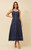 Our trendy Yolanda Denim Maxi Dress is pefect for your next day outing! This denim beauty features mock, front buttons, patch pockets and side shirring detail for comfort. Pair with white sneakers for a casual day out or heels and gold accessories for your next date night.

This dress features:

Sweetheart neckline 
Adjustable wide straps
Mock front button detail
Functional front patch pockets
Side shirring detail
Functional back zip detail
A line skirt
Maxi length
Unlined
Colour: Dark Blue

Fabric: 100% Cotton

Size Guide: True to size! Model is 173cm tall and wears a size 8.