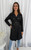 Upgrade your outerwear with our timeless, black Sasha Trench Coat. Featuring a sleek, tailored fit, this coat is designed to complement both casual and formal looks. The rich brown buttons and double breasted design add a sophisticated contrast and look, enhancing this coat's classic appeal. This coat is perfect for transitioning between seasons and is a must-have staple for any modern wardrobe.

This coat features:

Notched collar
Functional button front
Separate waist tie with brown buckle
Double breasted front 
Functional side pockets
Fully lined
Colour: Black

Fabric: 30% Cotton, 70% Polyester; Lining: 100% Polyester

Size Guide: True to size. Model is 172cm and is wearing a size 8.