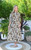 Step into easy elegance with our Savanna Maxi Shirt Dress. Featuring a stunning oversized floral print and crochet trim throughout, this flowy maxi dress is beautiful and feminine. The collared neckline and button-down front offer a classic shirt-dress look, while the adjustable waist tie flatters your shape. With 3/4 balloon sleeves and a breezy, tiered skirt, it's your new go-to for everything from weekday errands to weekend brunches. Pair with comfy sneakers for a casual look or dress up with heels and statement jewellery. 

This dress features:

Collared, V-neckline
3/4 sleeves with elasticised cuffs
Crochet trim detail
Functional button front
Matching belt and belt loops of same fabric
Unlined
Maxi length
Linen Blend
Colour: Khaki with Floral Print

Fabric: 15% Linen, 85% Rayon

Size Guide:  We recommend to size down if in between sizes. ie. if you're a size 14-16, choose the size XL.