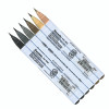 Kuretake Clean Color Real Brush Pen Set - Neutral Colors