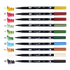 Tombow Dual Brush Pen Set, Holiday, 10PK
