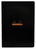 Rhodia Staple Notebook, Lined 6 x 8 Black