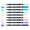 Tombow Dual Brush Pen Set of 10, Mermaids