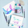 Tombow Dual Brush Pen Set of 10, Mermaids