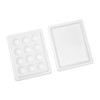 12-well Plastic Mixing Palette with Cover