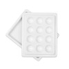 12-well Plastic Mixing Palette with Cover