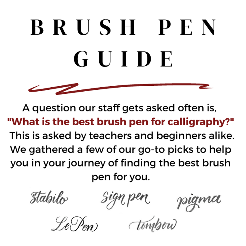 Pitt Brush Lettering Pens - John Neal Books