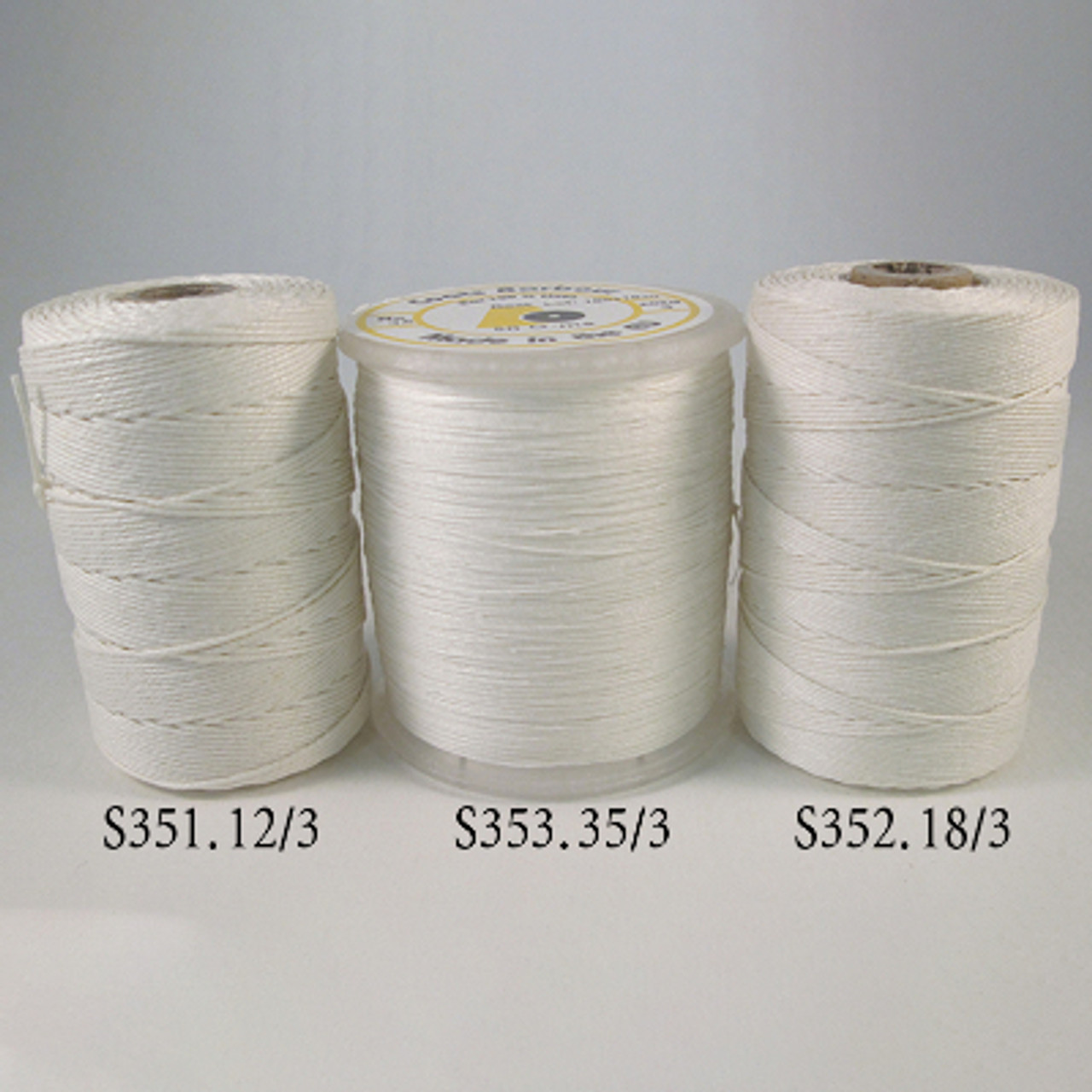 Linen Thread 3-ply, 50g Spool, Nel 18/3, English, Non-waxed, Somac, Bookbinding  Thread 