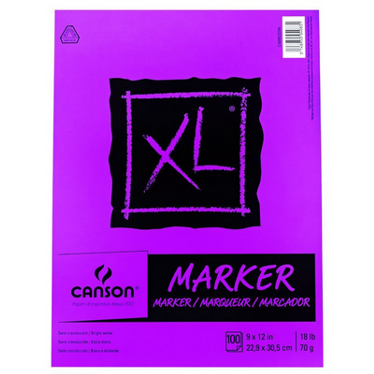 Canson XL Marker Pad 100 Sheets 9 x 12