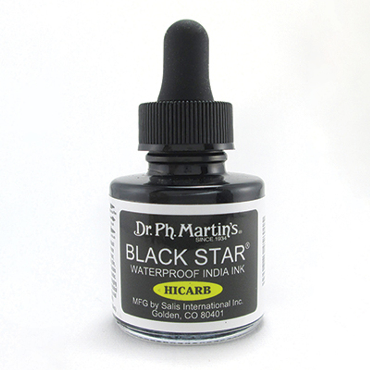 Dr. Ph. Martin's Black Star India Ink - Hi-Carb