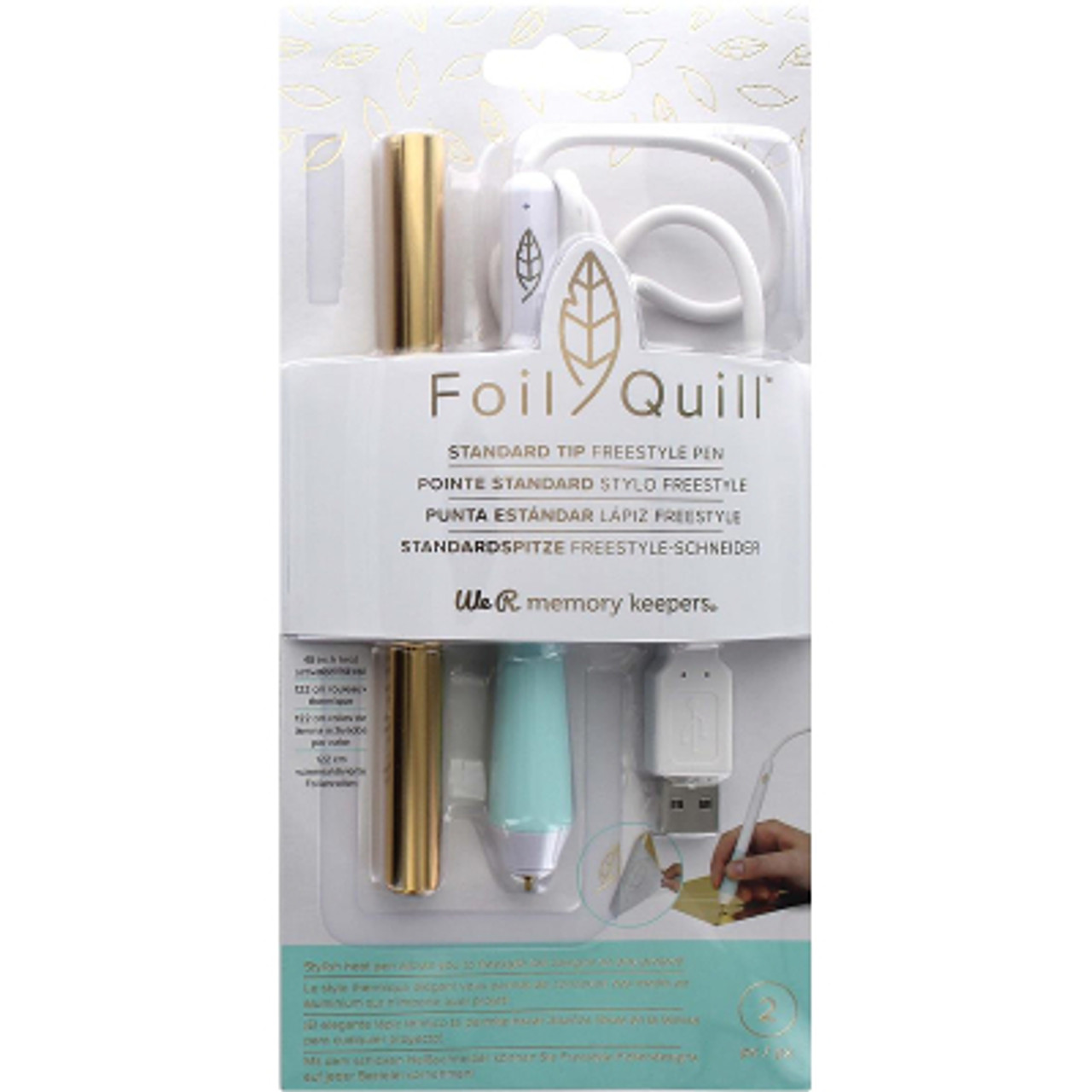 WE R MEMORY KEEPERS FOIL QUILL SET - NIB